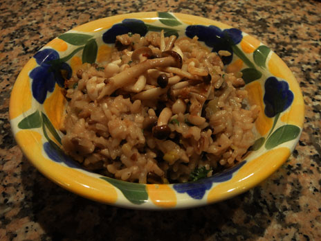Oven Baked Wild-Mushroom-Risotto